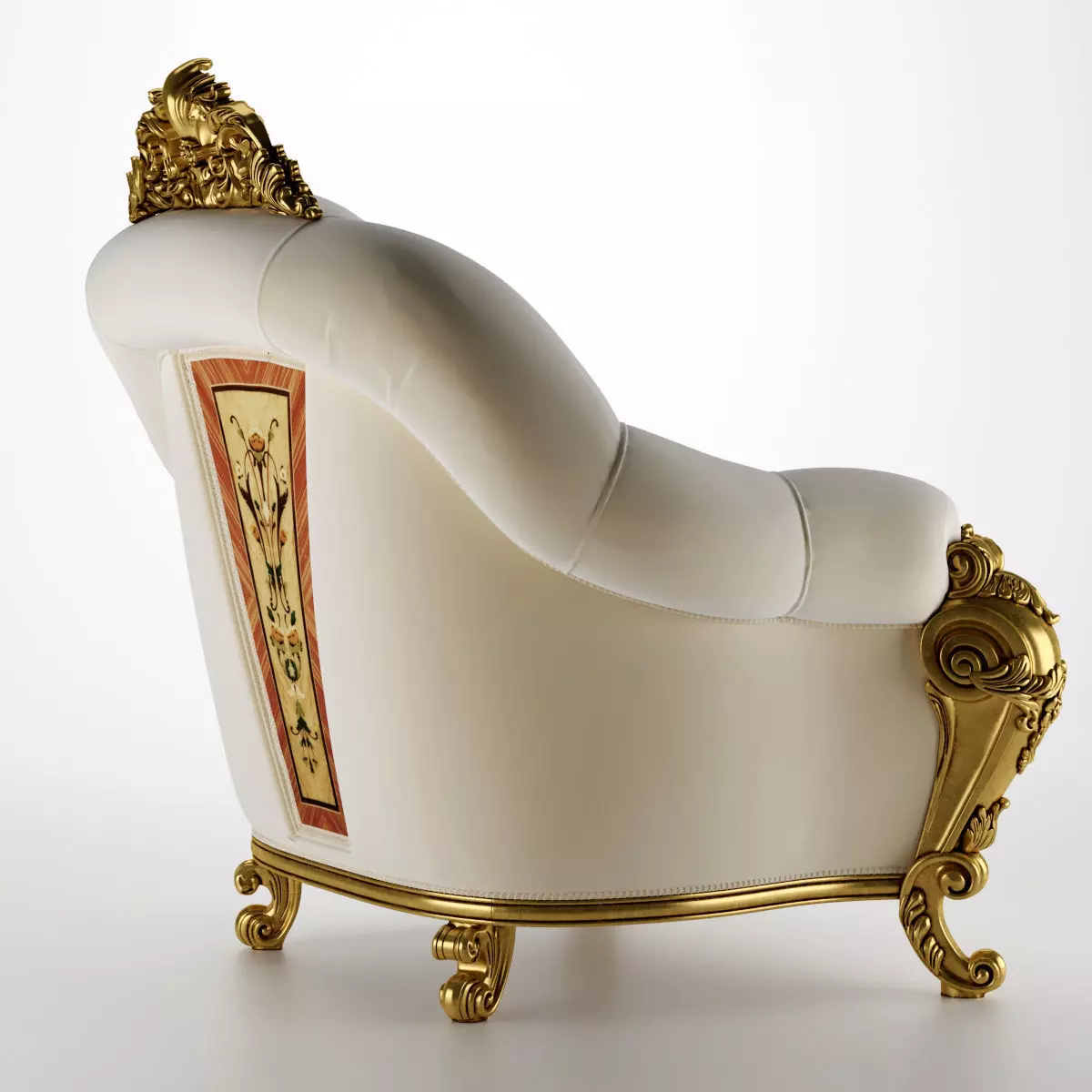 classic Armchair 3D model_0