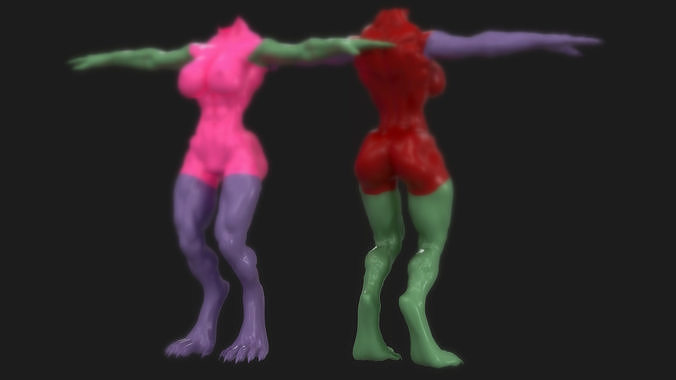 Base Body - Female 03 3D model