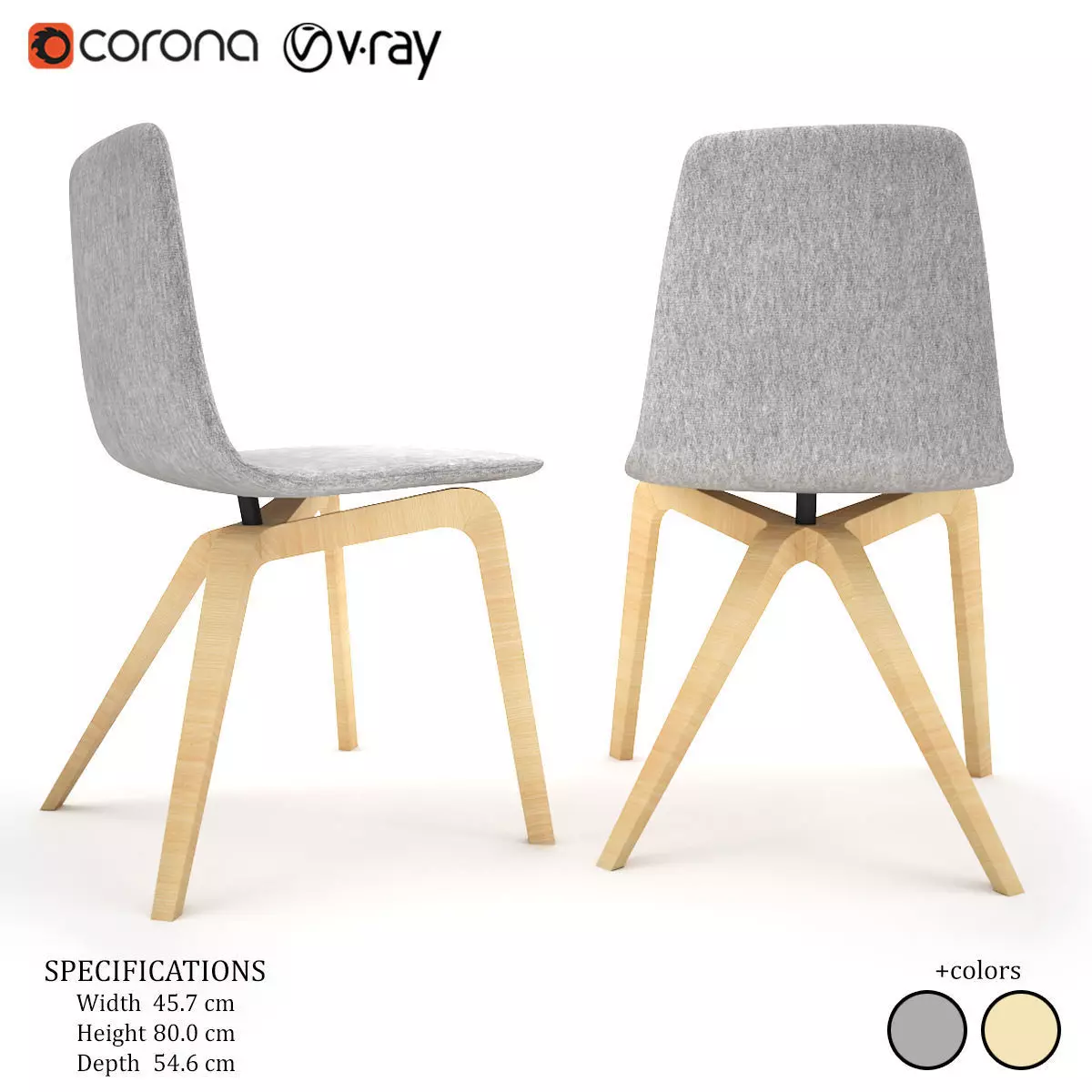 bamby chair 3D model