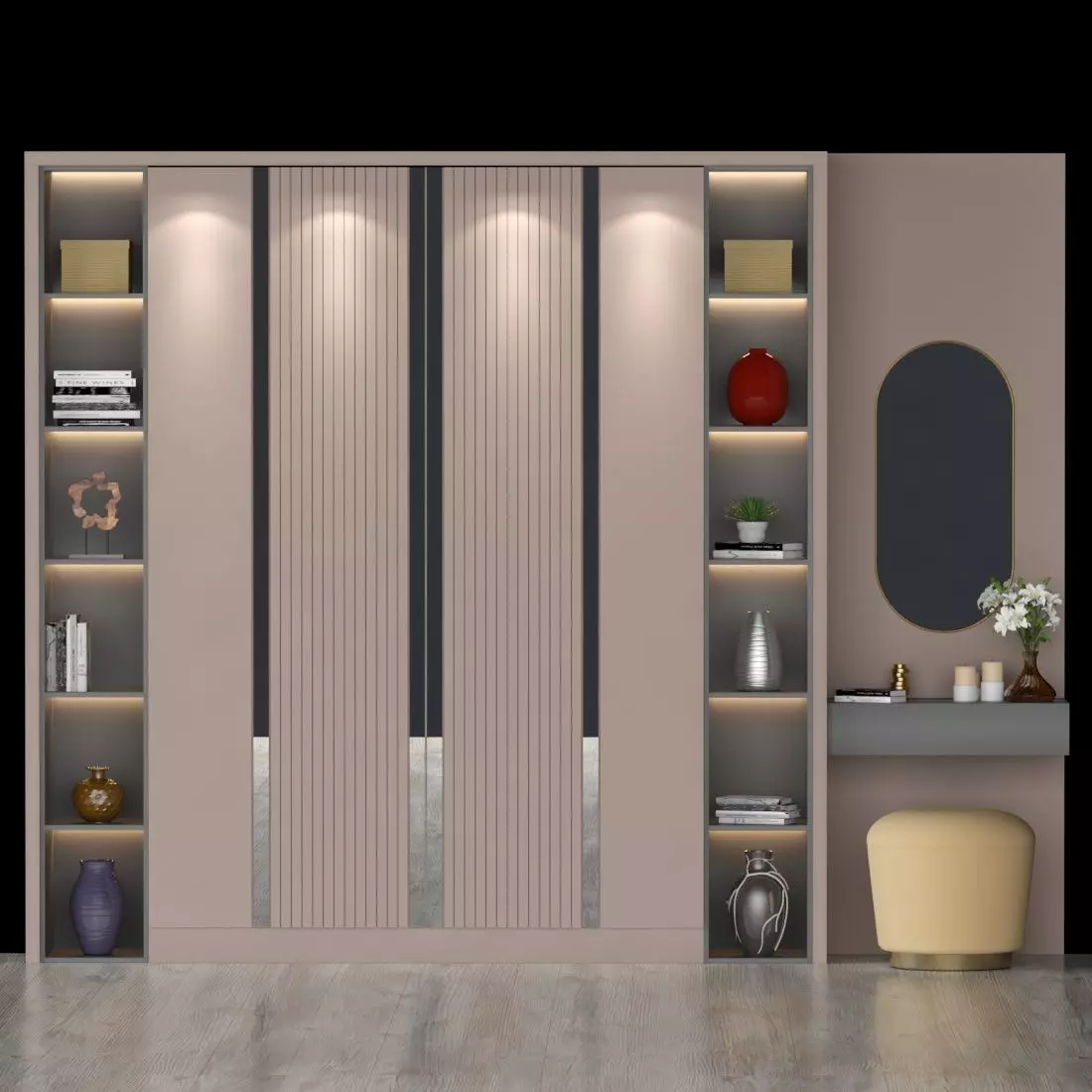 hall furniture 019 3D model