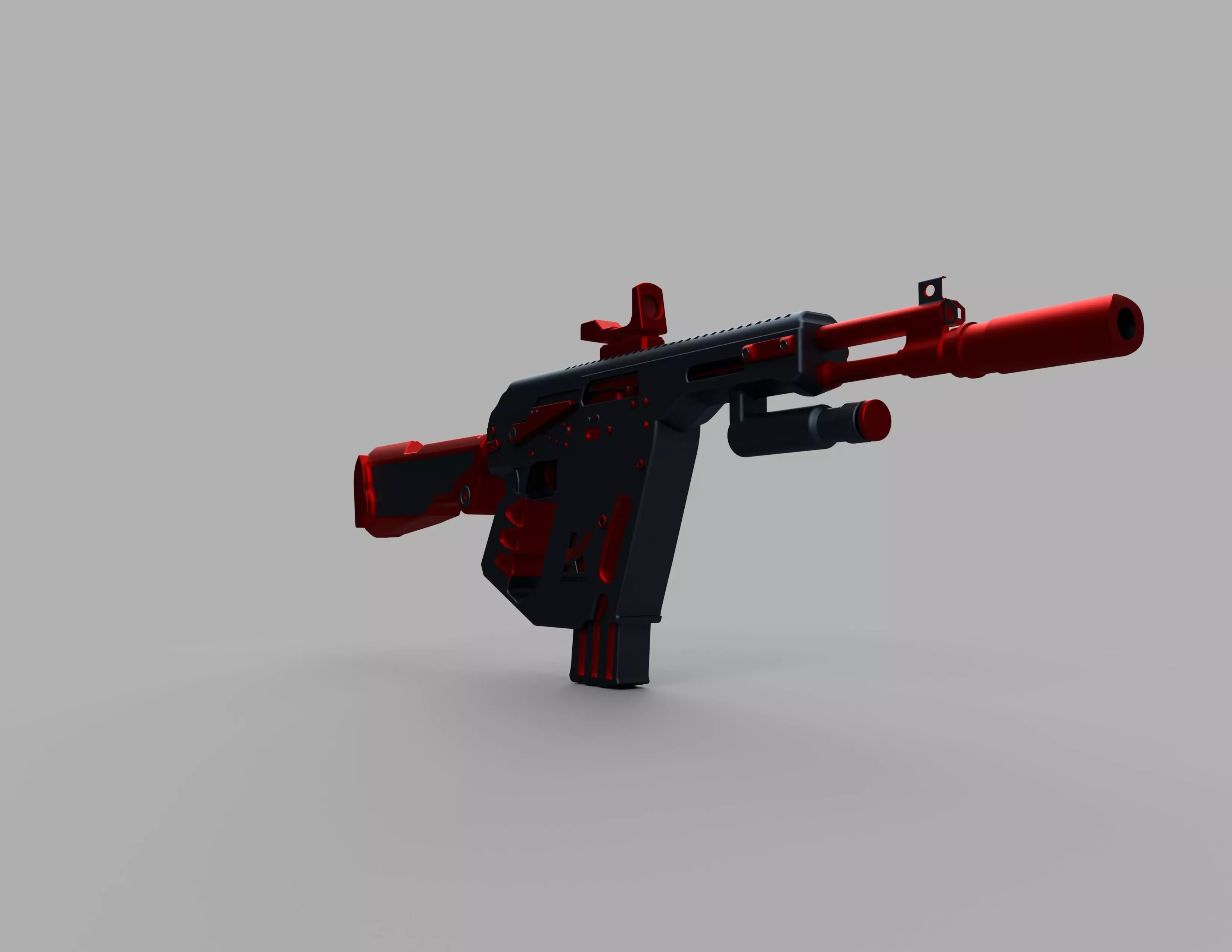 AK X by STANISLAVSKY Low-poly 3D model