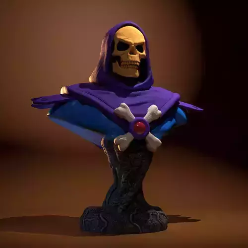 Skeletor Bust 3D print model