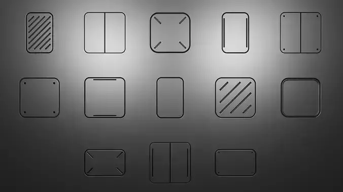 Simple Panels - Decal Pack Texture
