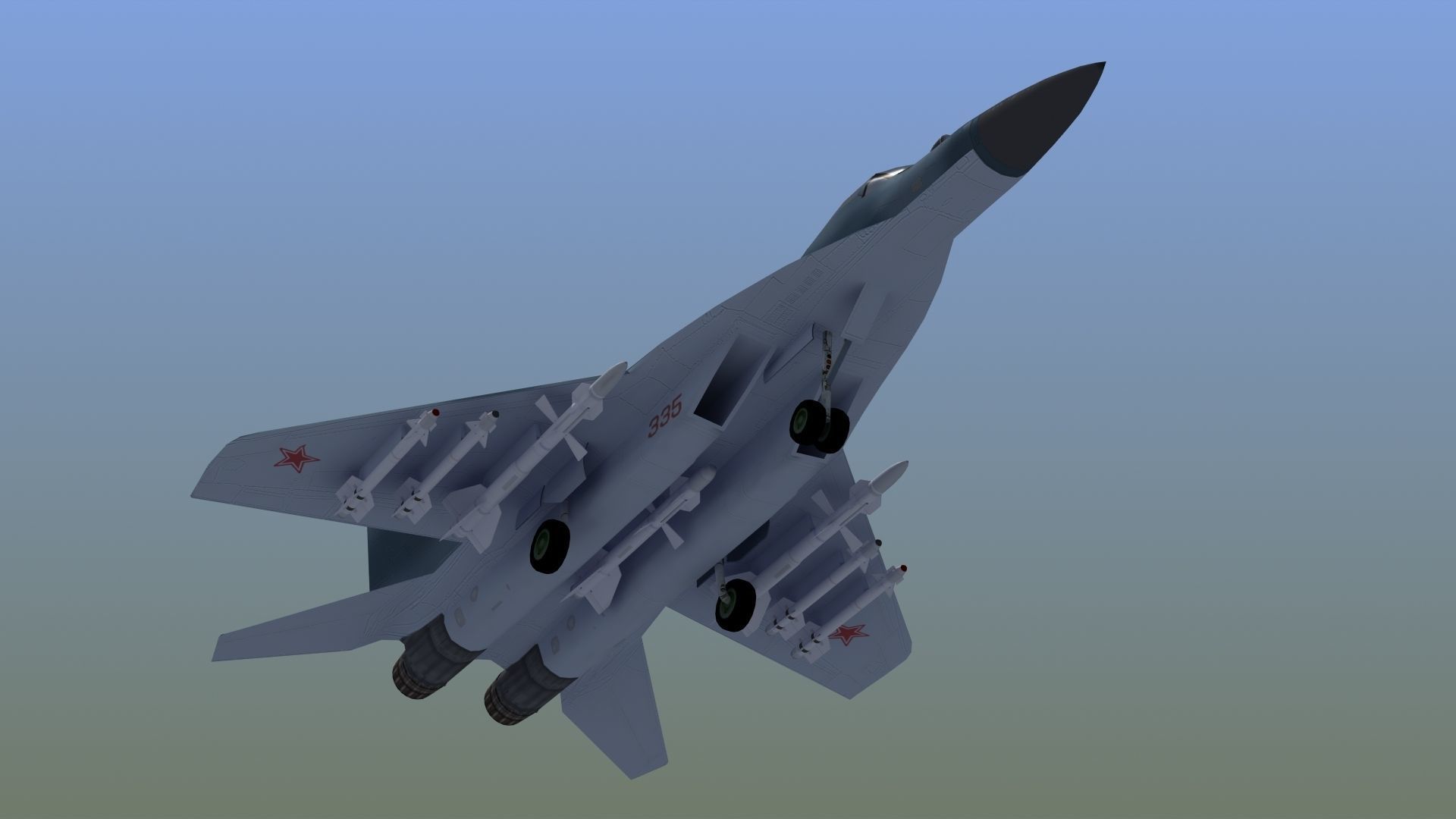 Mig29K Fulcrum 3D model_18