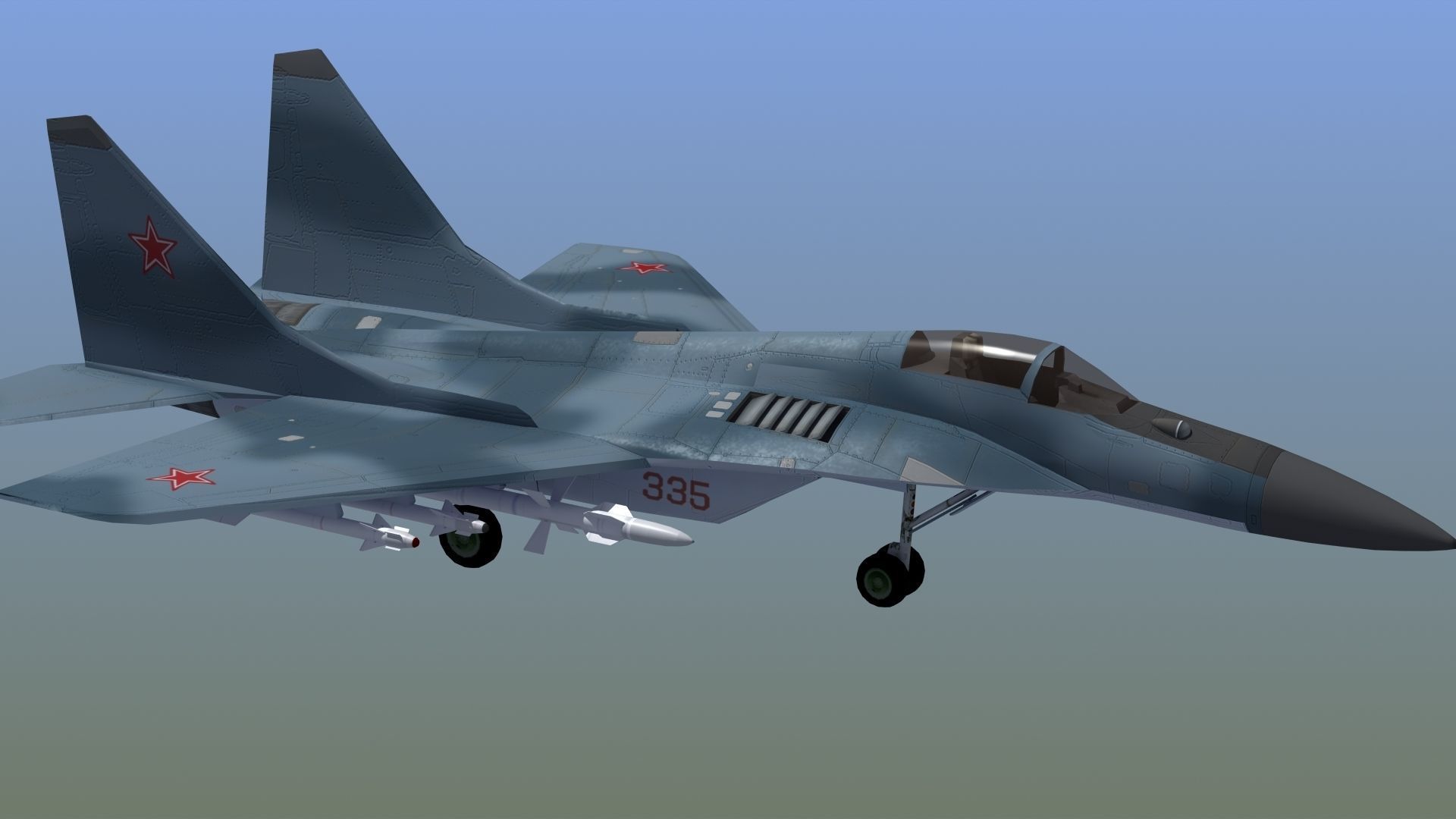 Mig29K Fulcrum 3D model_11