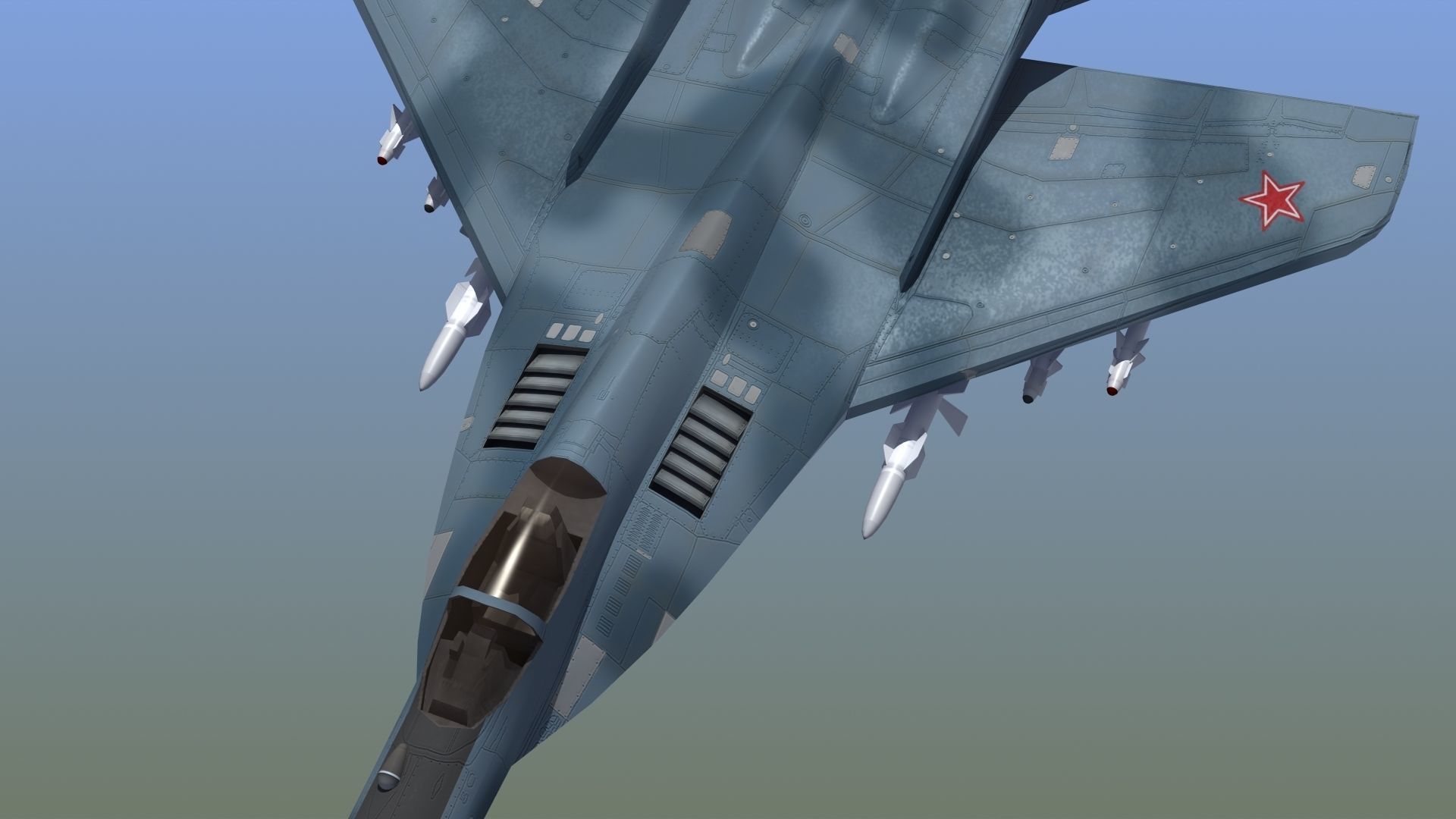 Mig29K Fulcrum 3D model_5