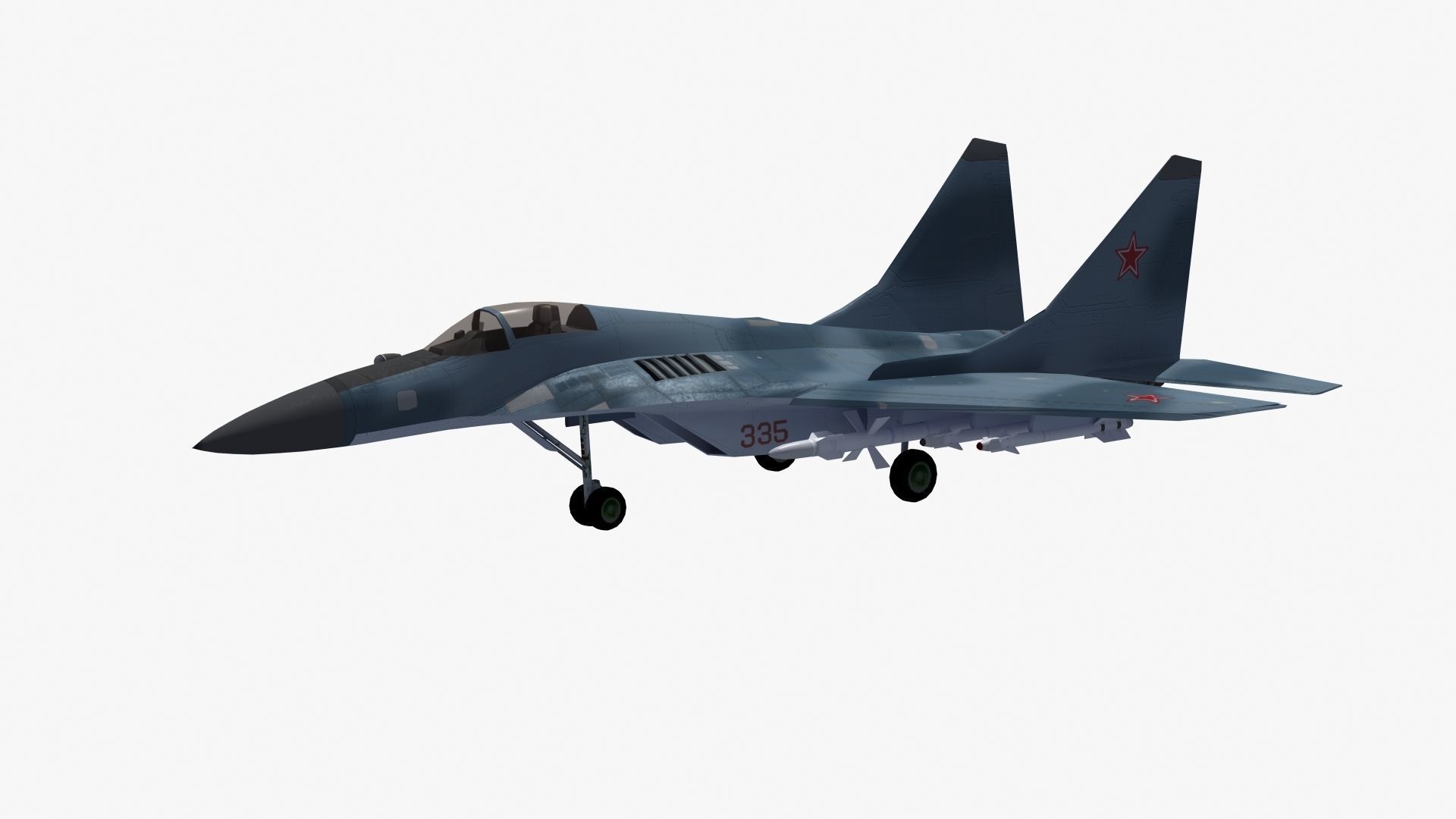 Mig29K Fulcrum 3D model_25