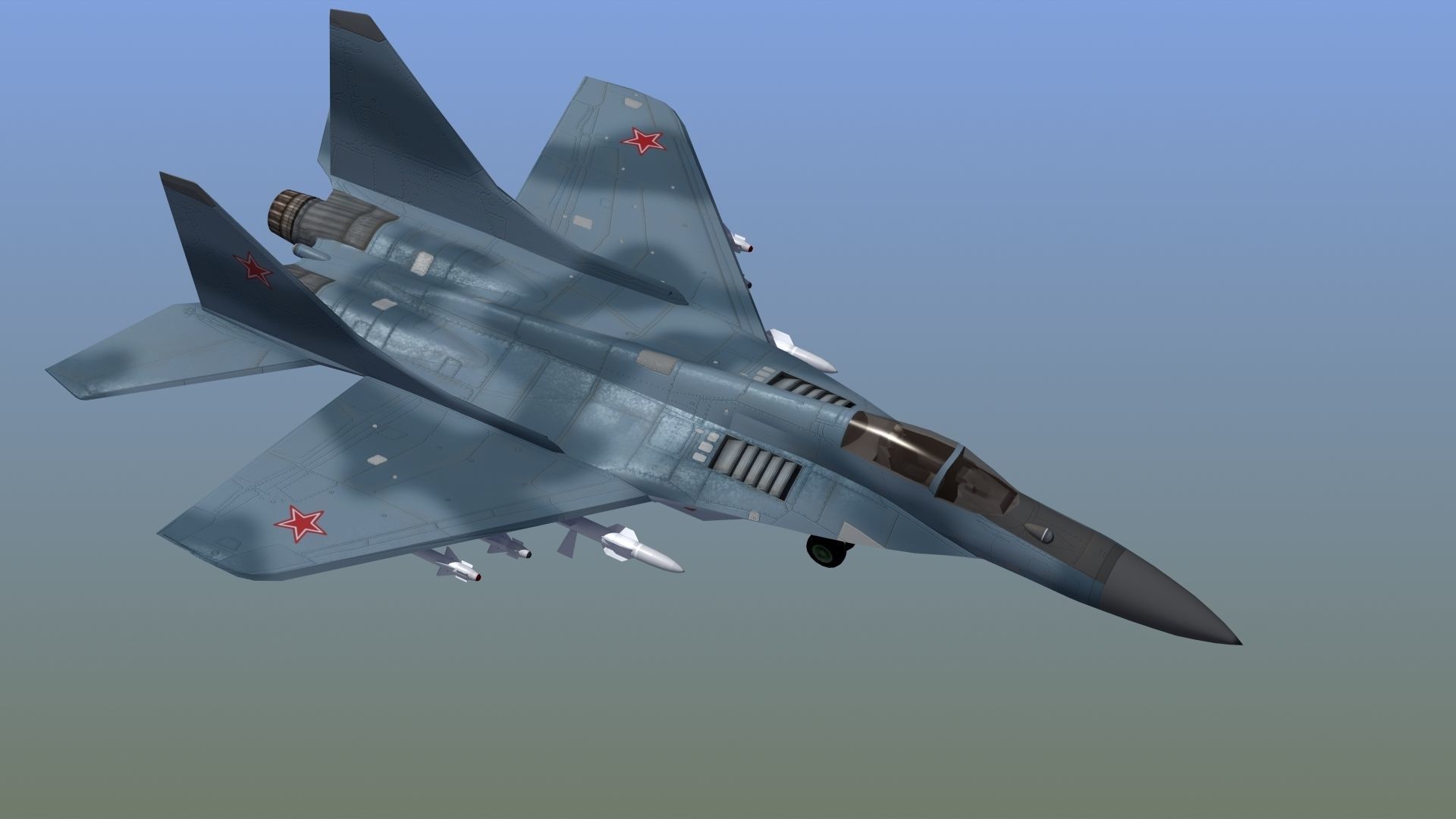 Mig29K Fulcrum 3D model_8