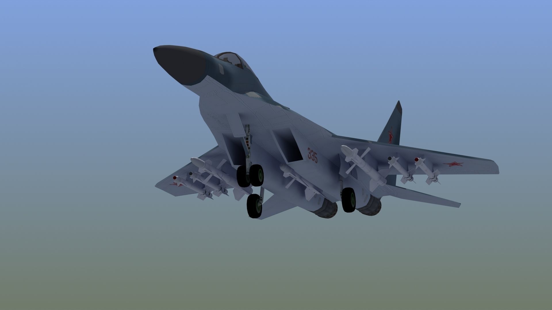 Mig29K Fulcrum 3D model_15