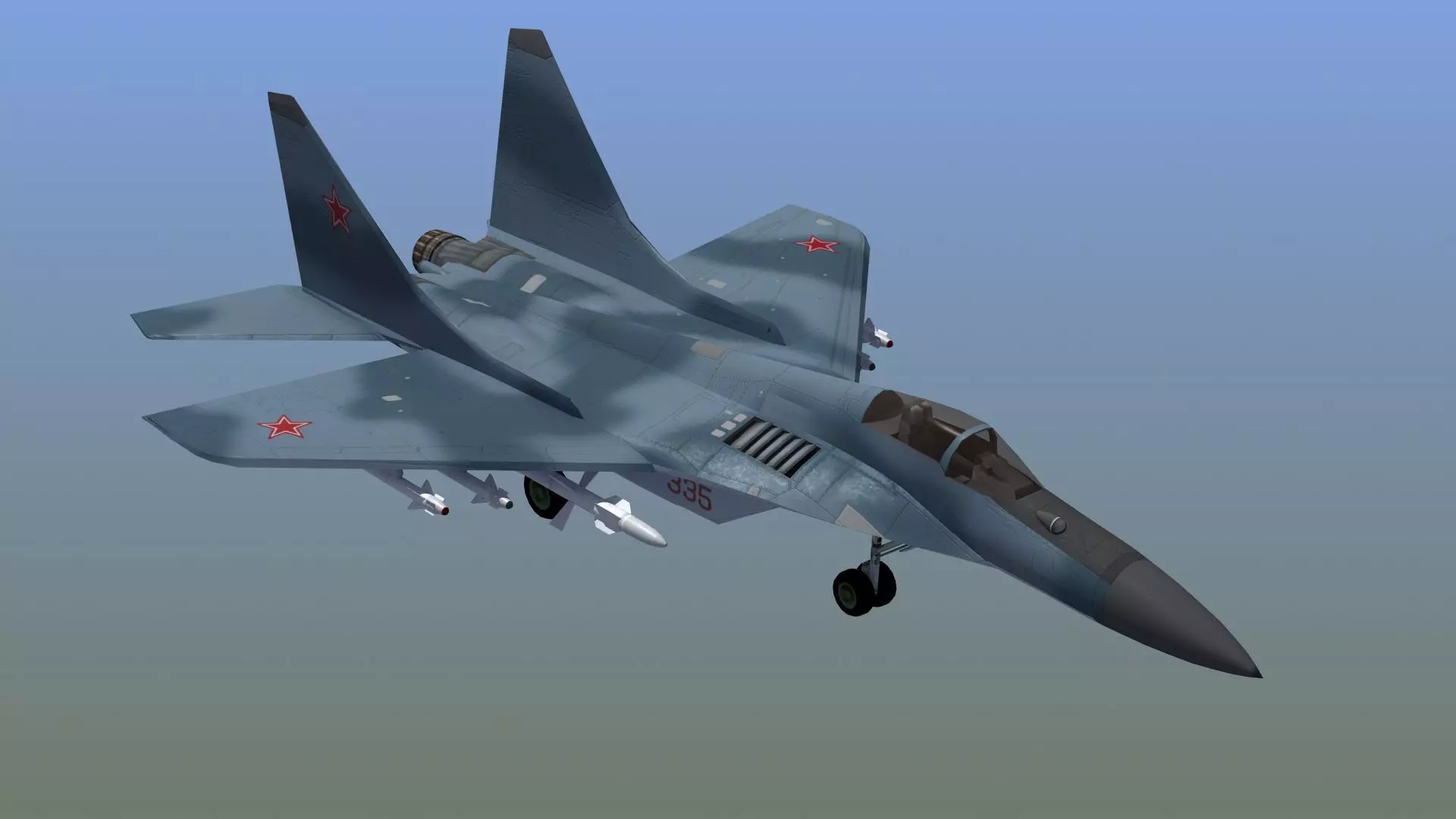 Mig29K Fulcrum 3D model_0