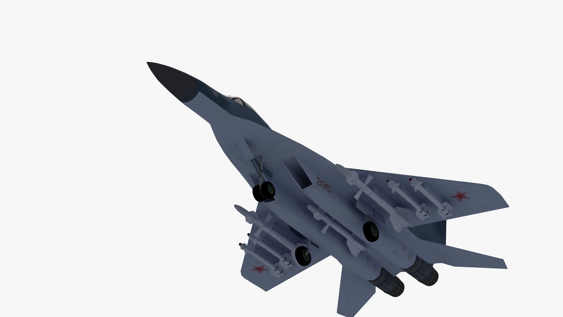 Mig29K Fulcrum 3D model_35
