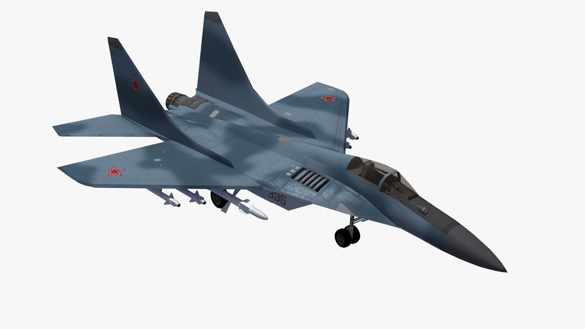 Mig29K Fulcrum 3D model_19