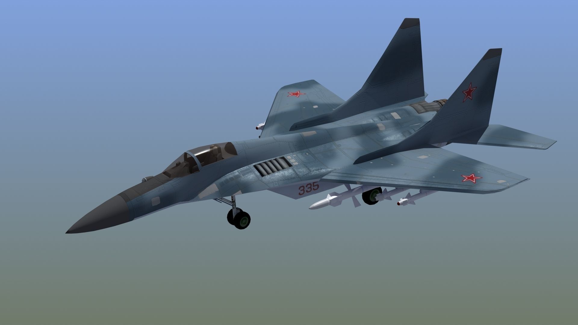Mig29K Fulcrum 3D model_2