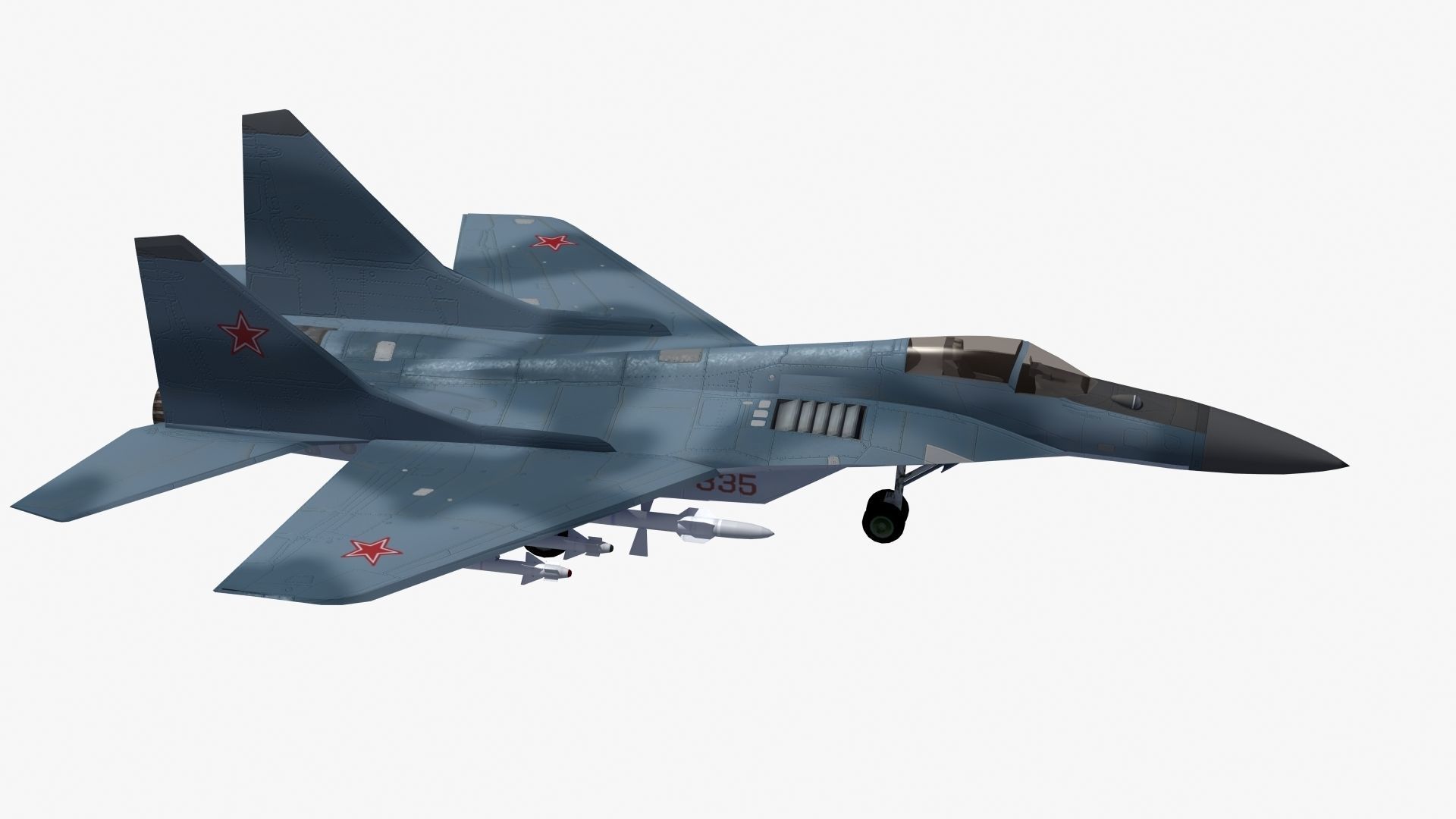 Mig29K Fulcrum 3D model_29