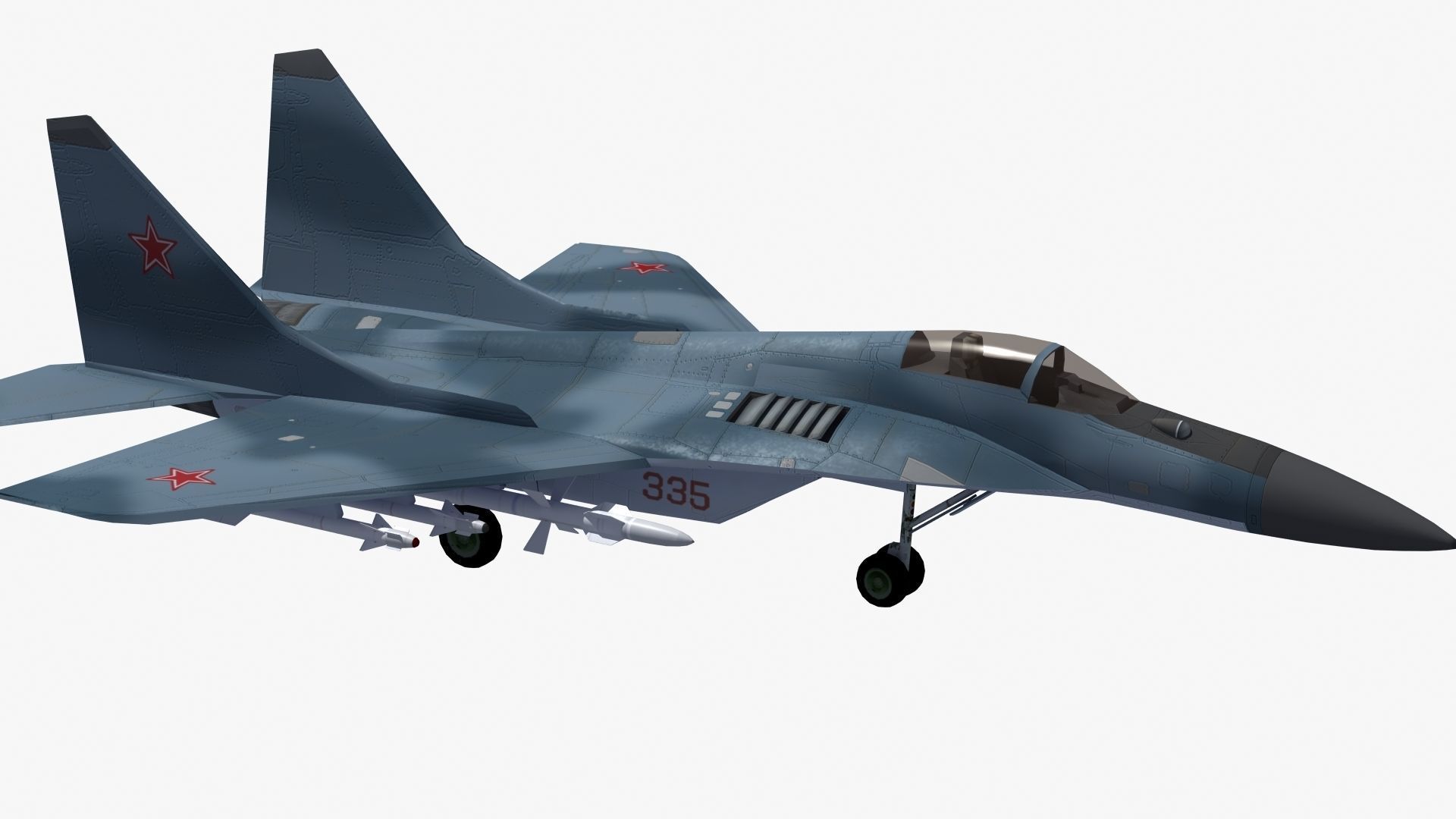 Mig29K Fulcrum 3D model_30