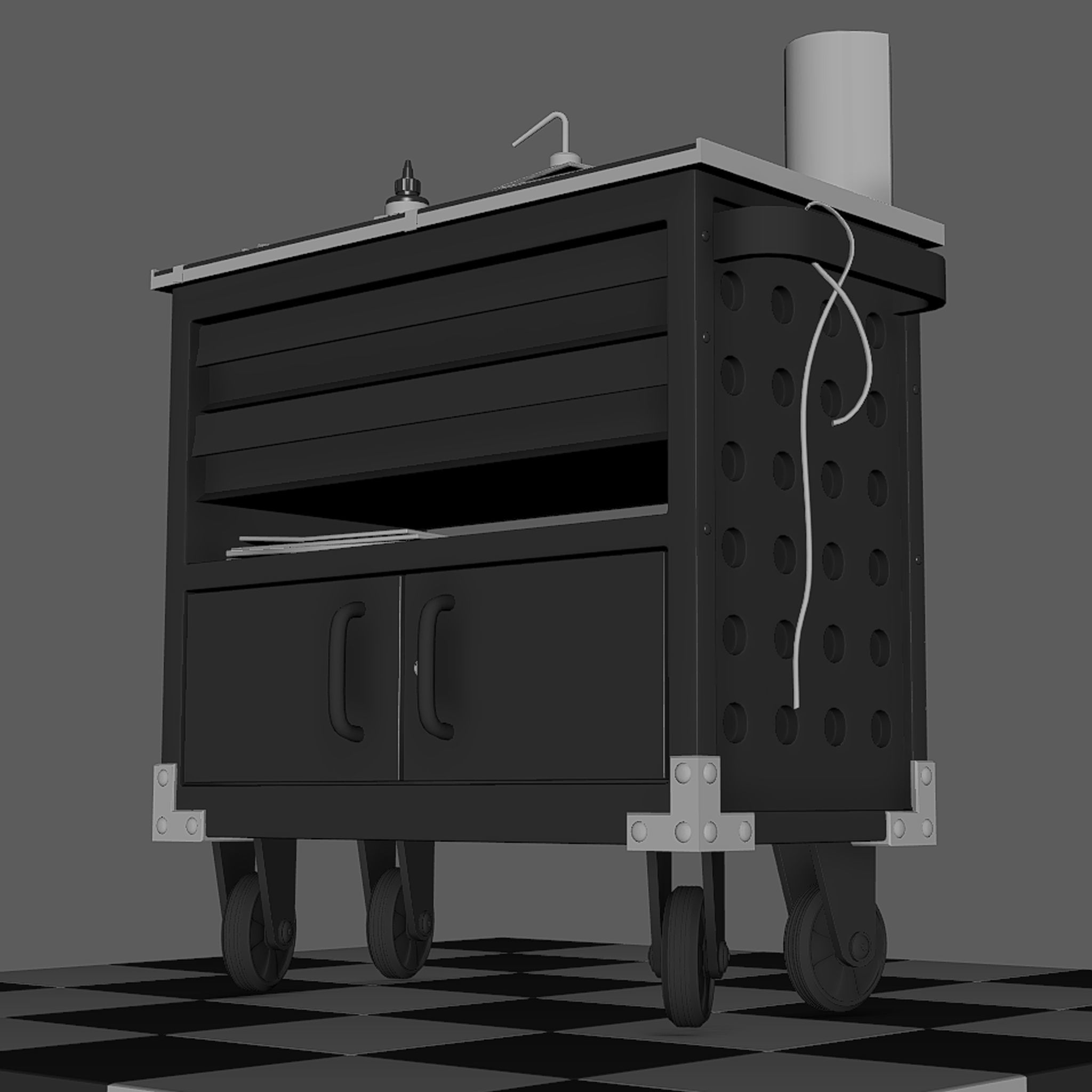 Tattoo Kit toolbox 3D model_2