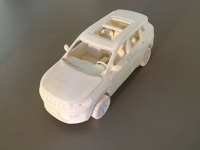JEEP COMPASS 1-32  SCALE MODEL - ASSEMBY KIT - 3dprintable 3D print model