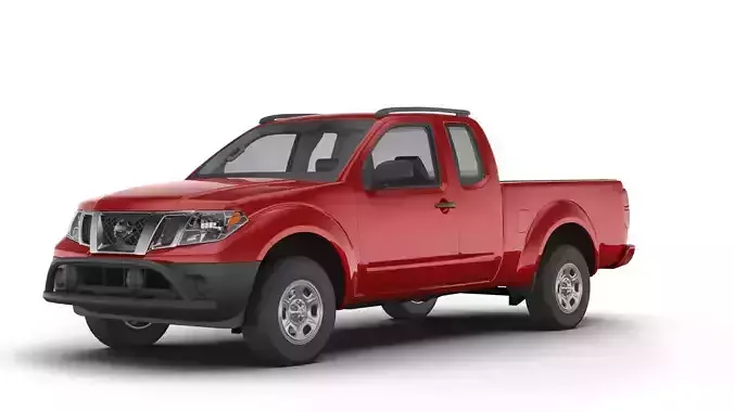 Nissan frontier 2018 Low-poly 3D model