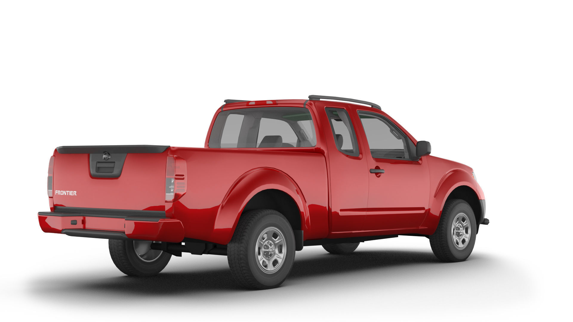Nissan frontier 2018 Low-poly 3D model_3