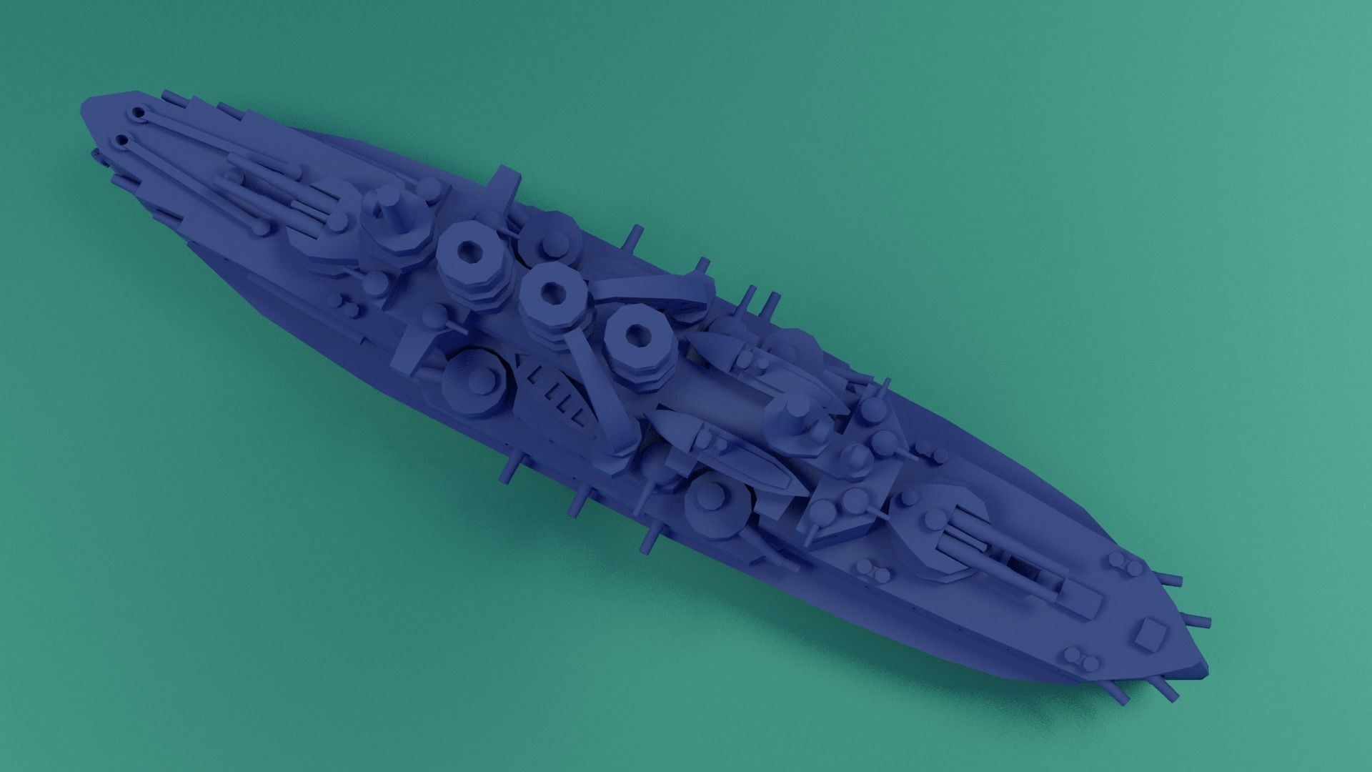 SMS Braunschweig 1902 3D print model_14