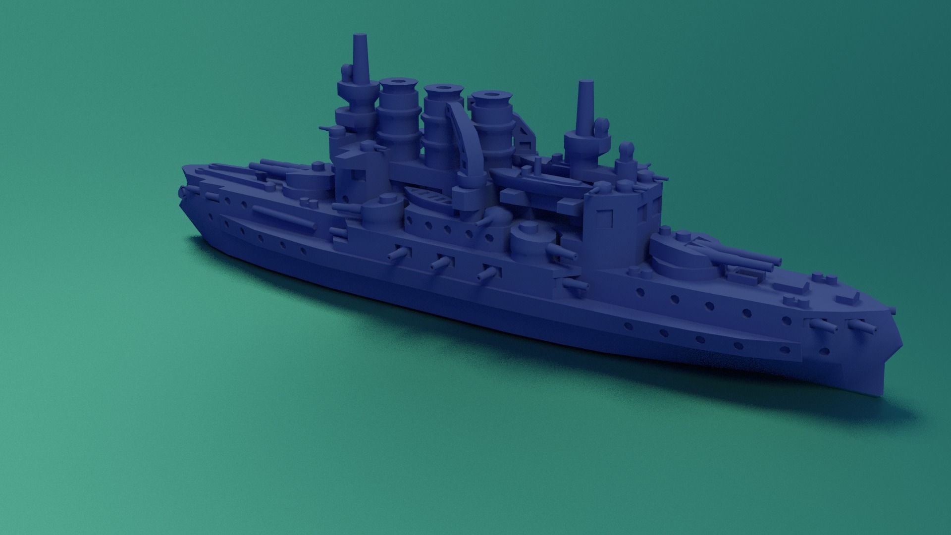 SMS Braunschweig 1902 3D print model_5