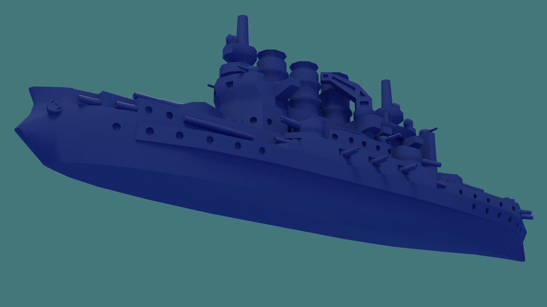 SMS Braunschweig 1902 3D print model_17