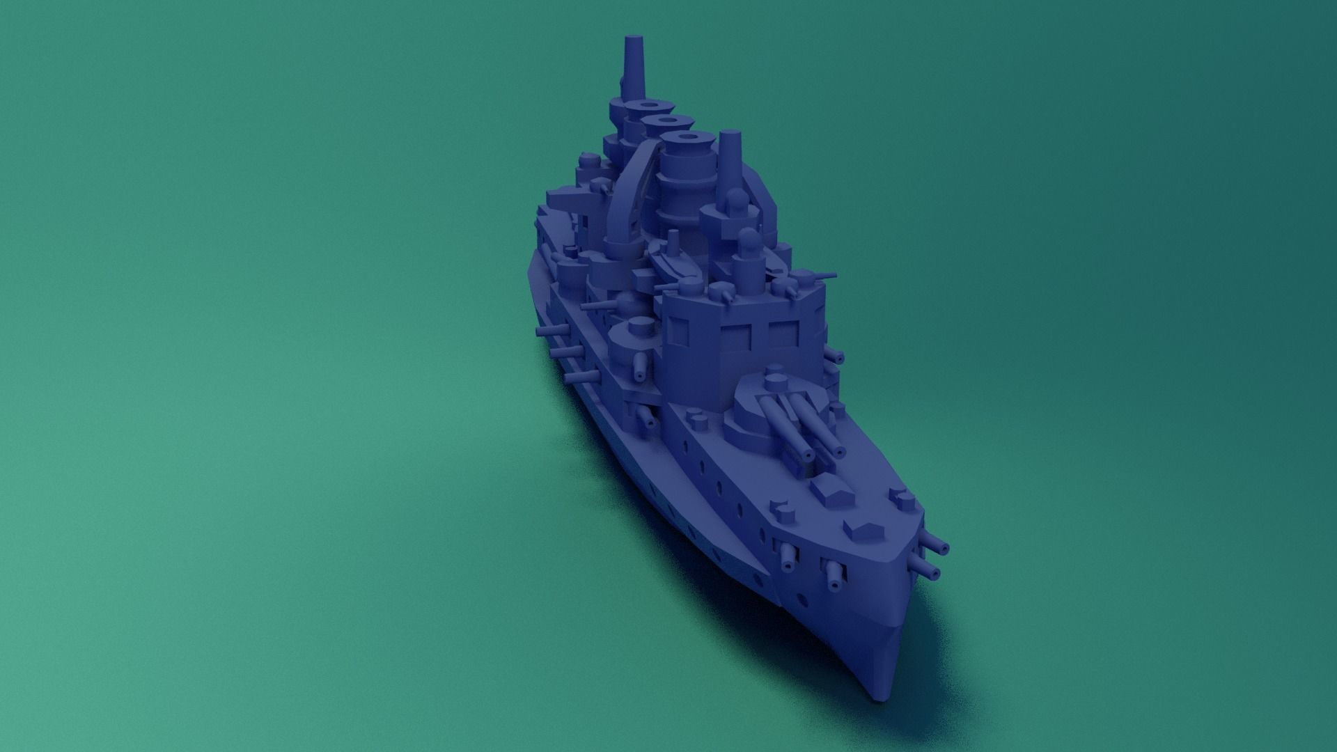 SMS Braunschweig 1902 3D print model_6