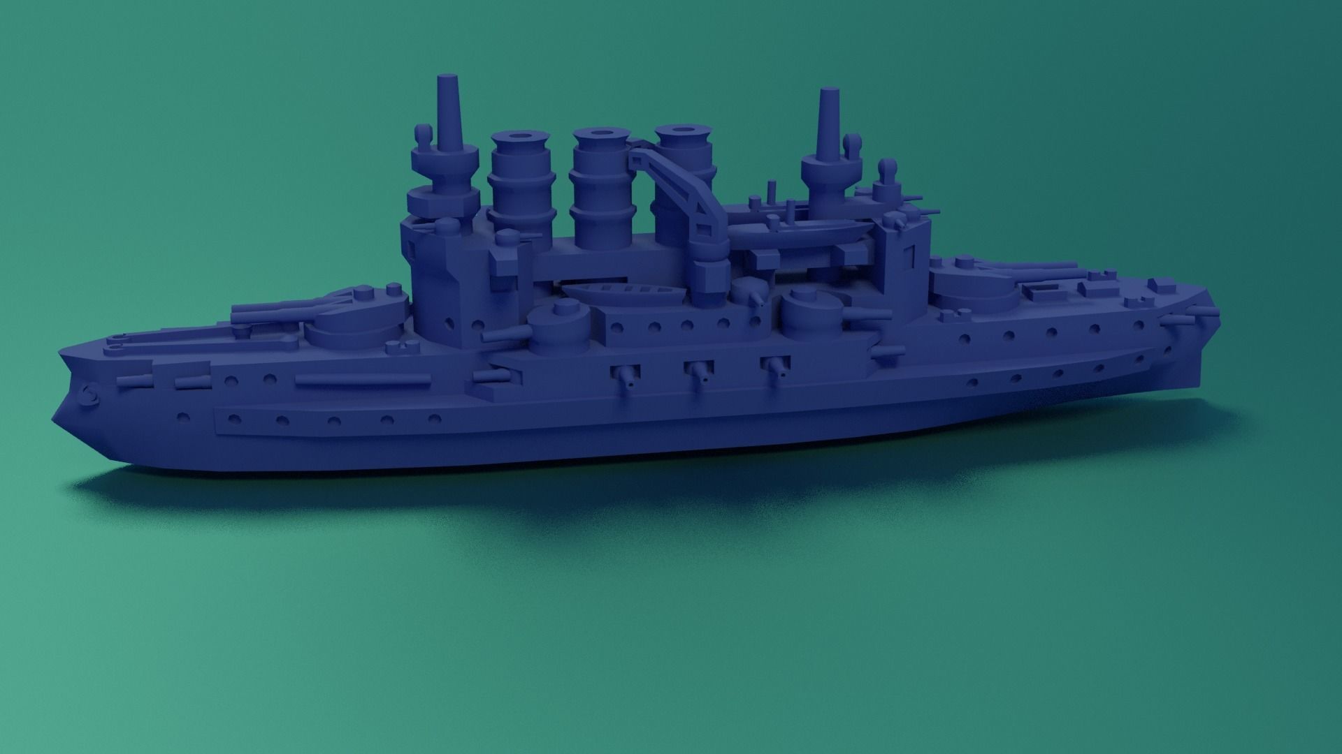 SMS Braunschweig 1902 3D print model_4