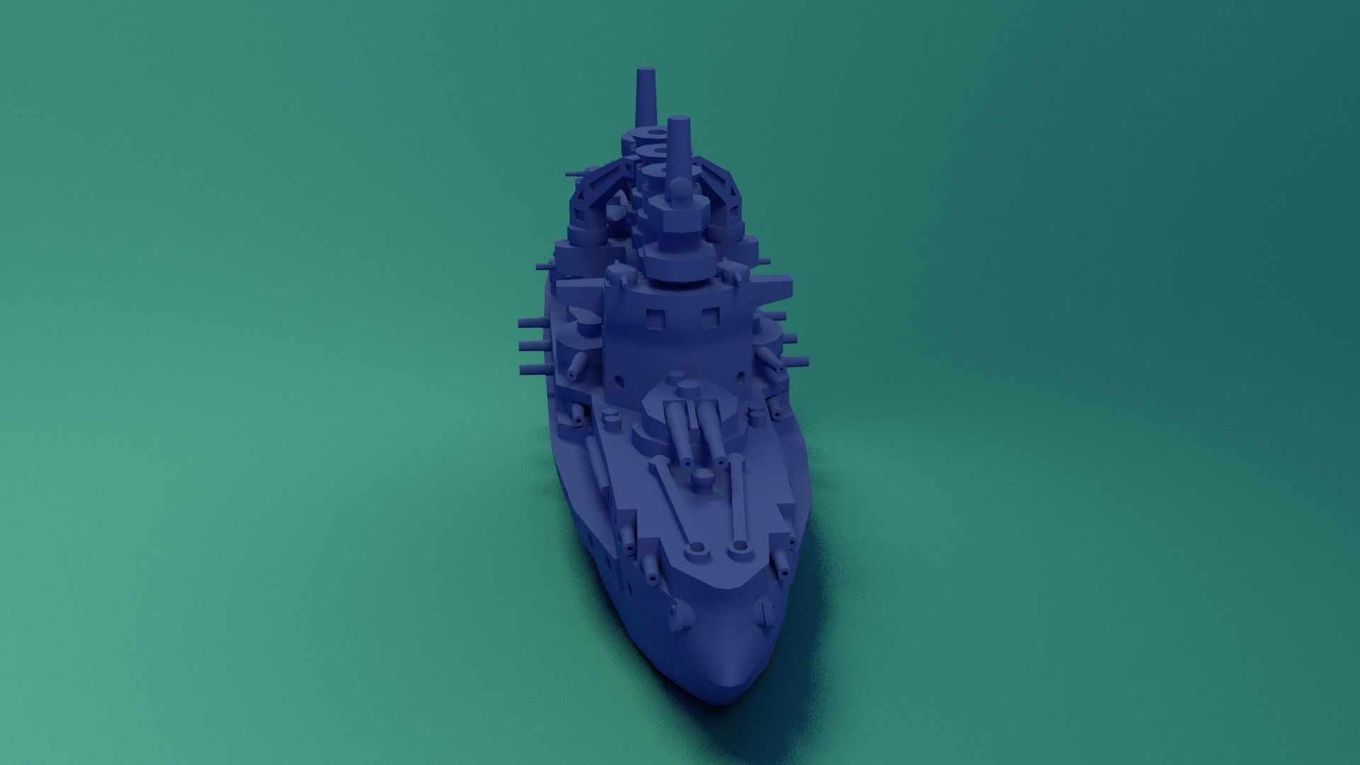SMS Braunschweig 1902 3D print model_11