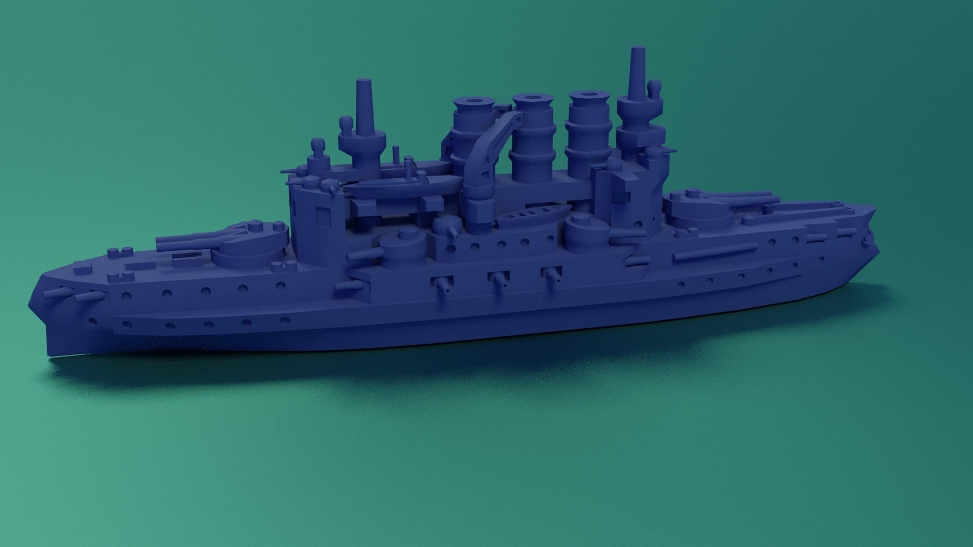 SMS Braunschweig 1902 3D print model_8