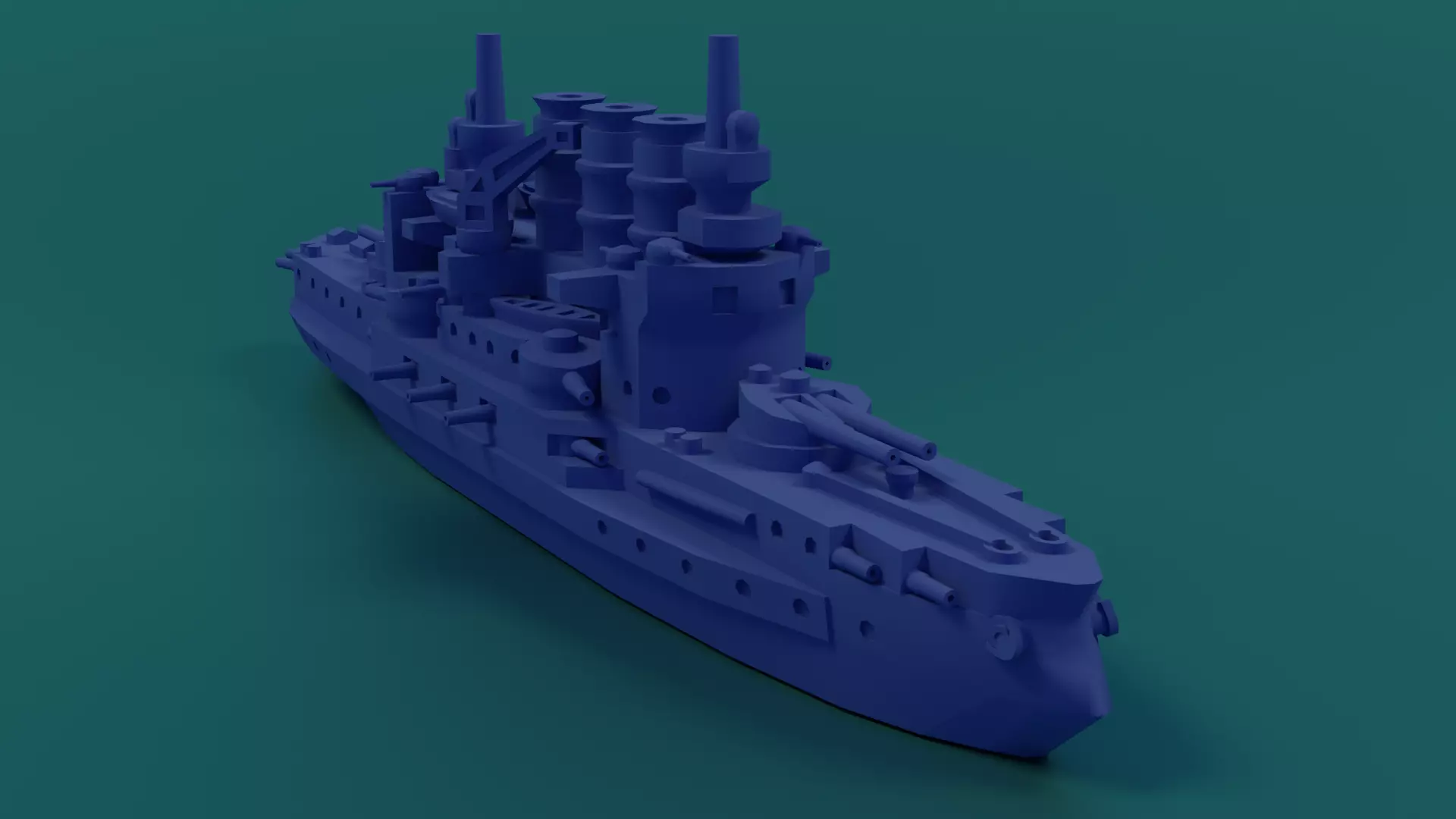 SMS Braunschweig 1902 3D print model_0