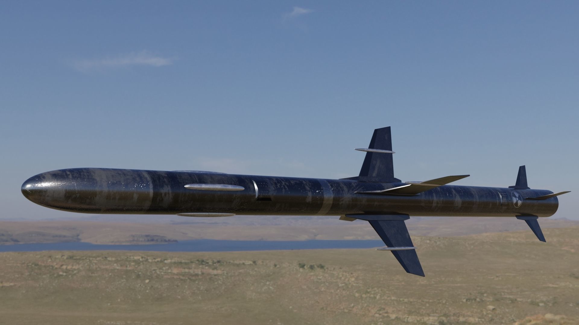 Two Missiles 3D models 3D Model Collection_4