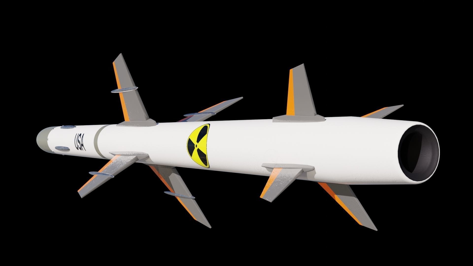 Two Missiles 3D models 3D Model Collection_6