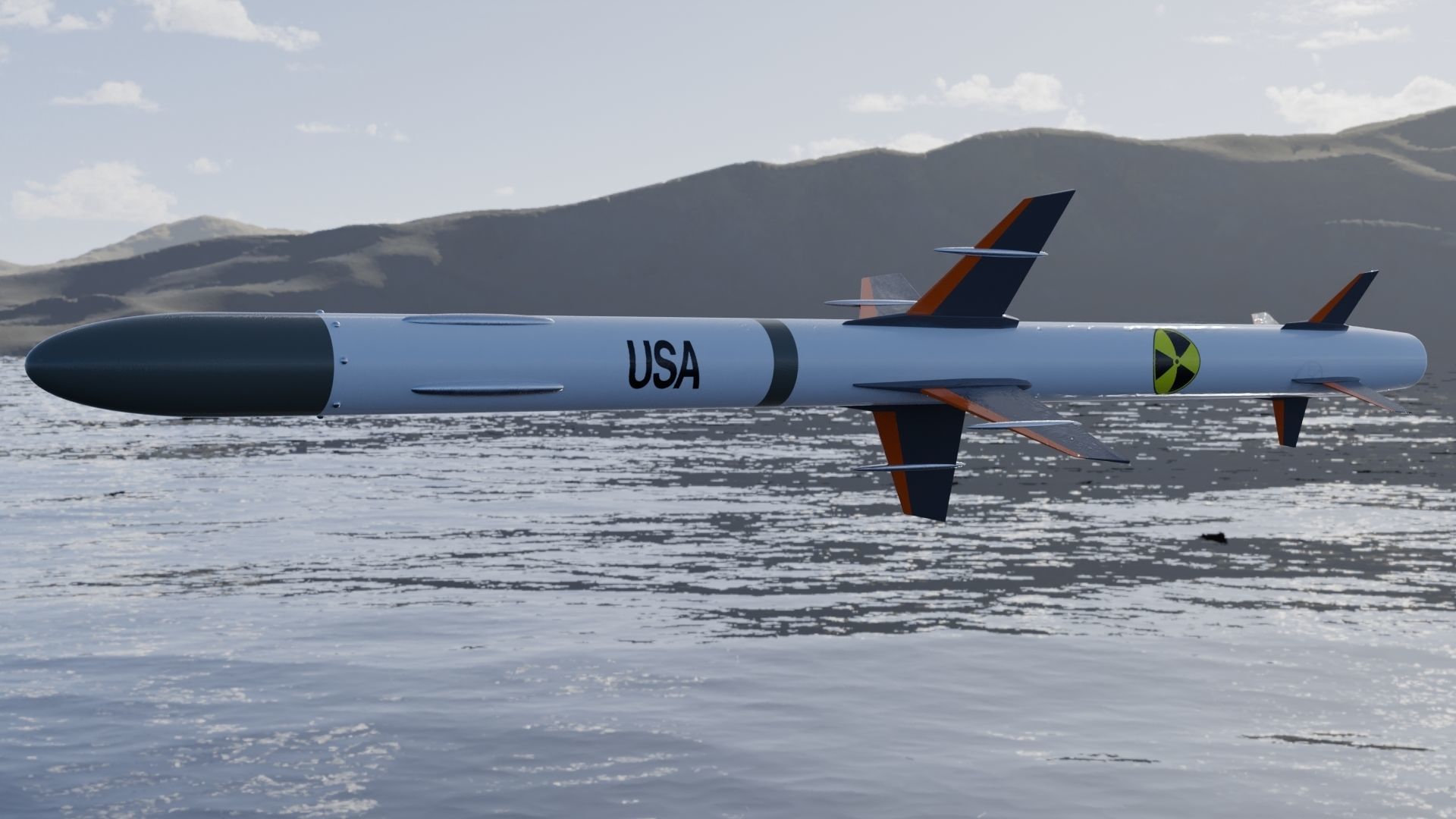 Two Missiles 3D models 3D Model Collection_13