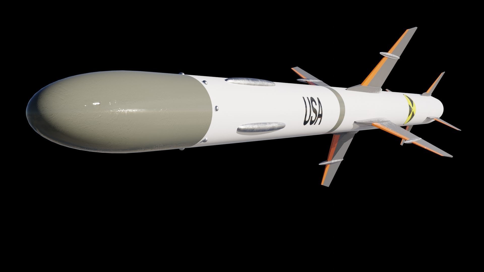 Two Missiles 3D models 3D Model Collection_2