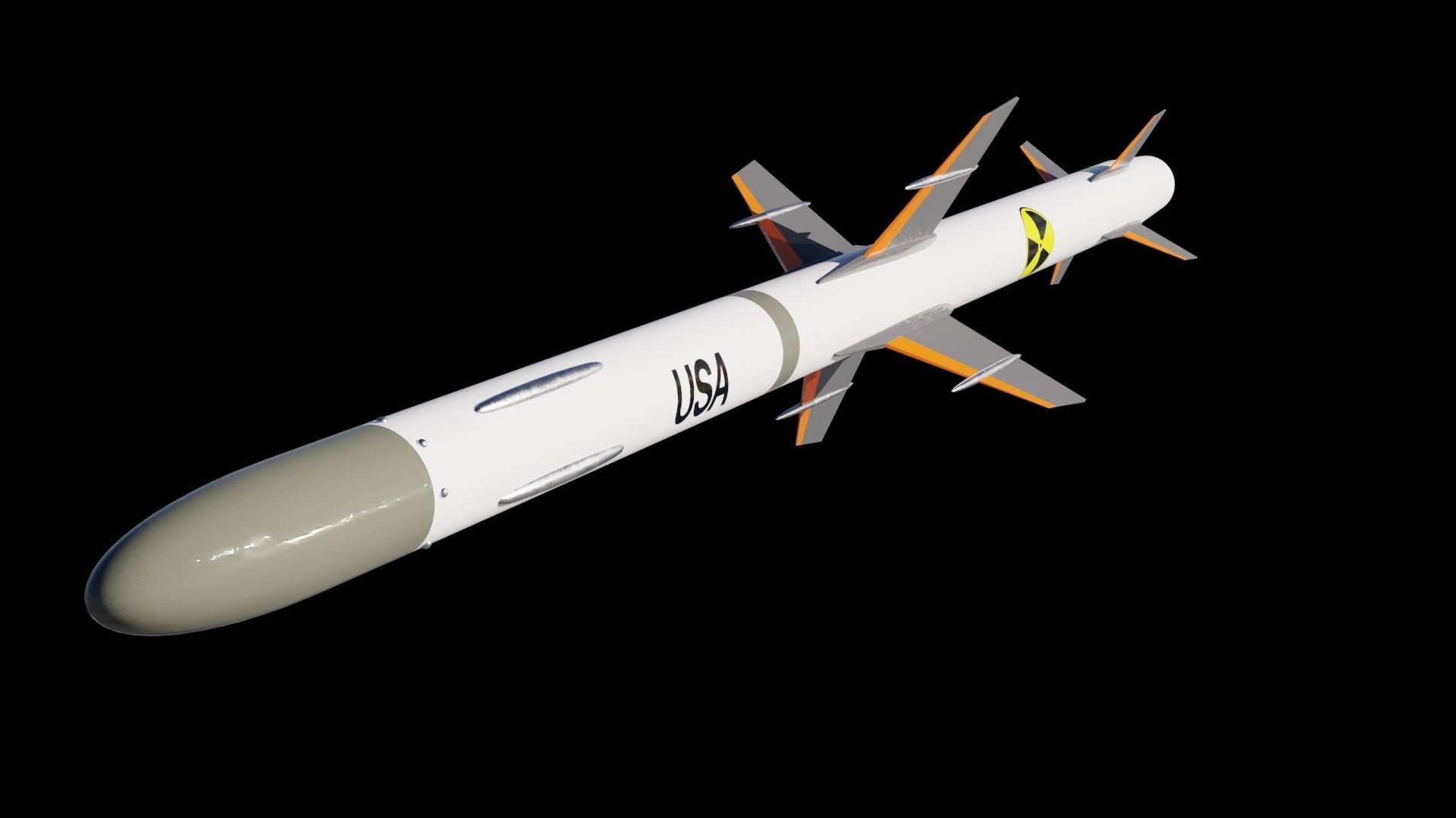 Two Missiles 3D models 3D Model Collection_24
