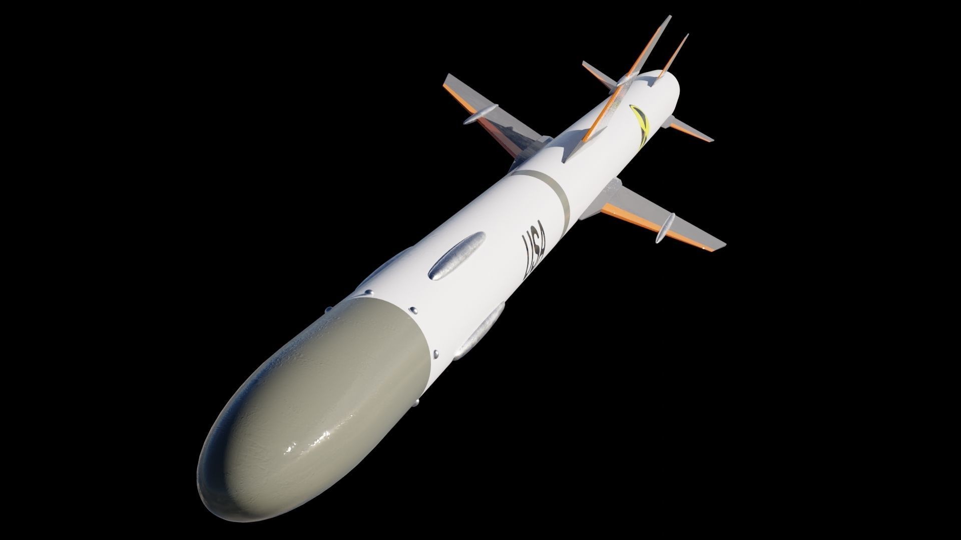 Two Missiles 3D models 3D Model Collection_22