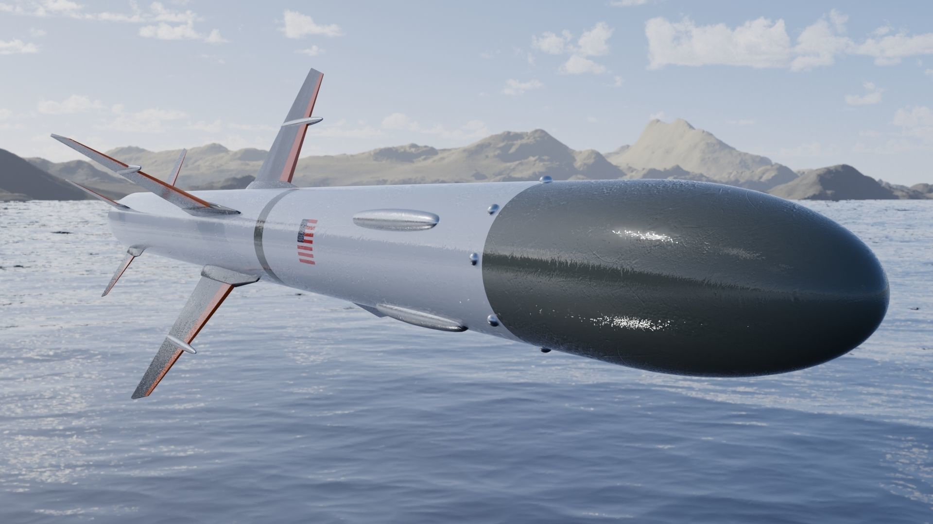 Two Missiles 3D models 3D Model Collection_3