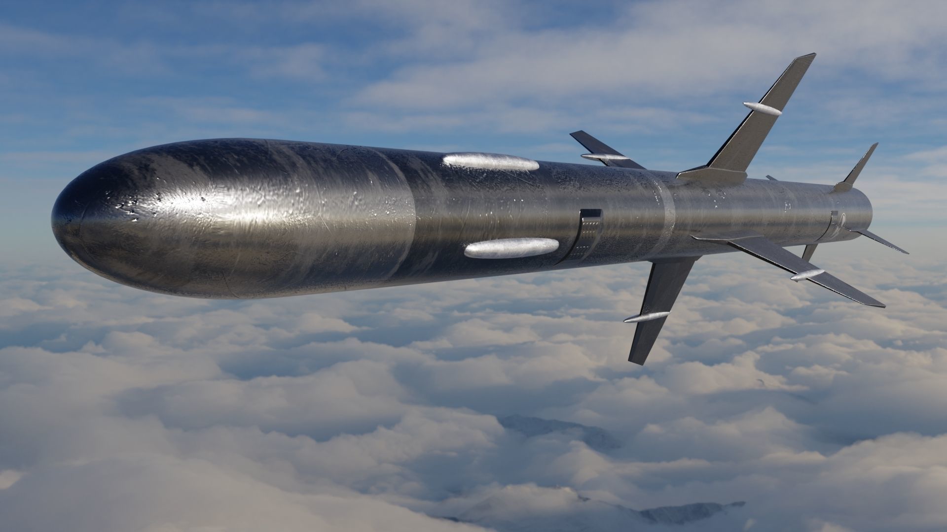 Two Missiles 3D models 3D Model Collection_14