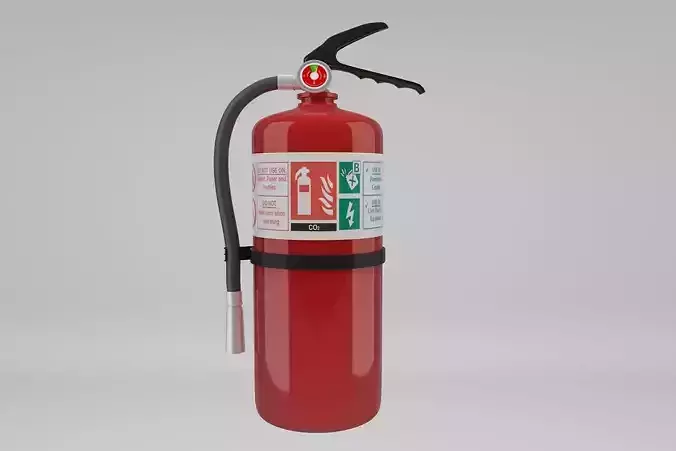 Fire Extinguisher 3D model