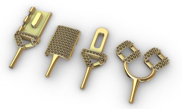 12 MM MIAMI CUBAN LINK CHAIN DIAMOND FOR BRACELET OR NECKLACE 3D print model_16