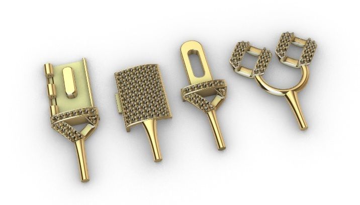 12 MM MIAMI CUBAN LINK CHAIN DIAMOND FOR BRACELET OR NECKLACE 3D print model_15