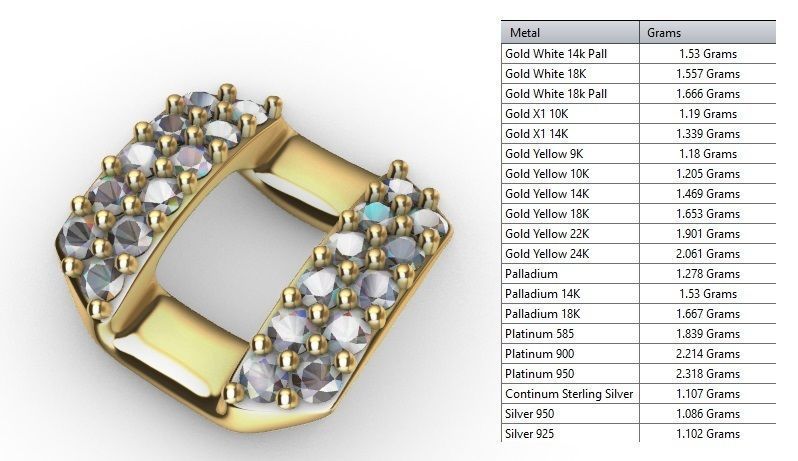 12 MM MIAMI CUBAN LINK CHAIN DIAMOND FOR BRACELET OR NECKLACE 3D print model_7