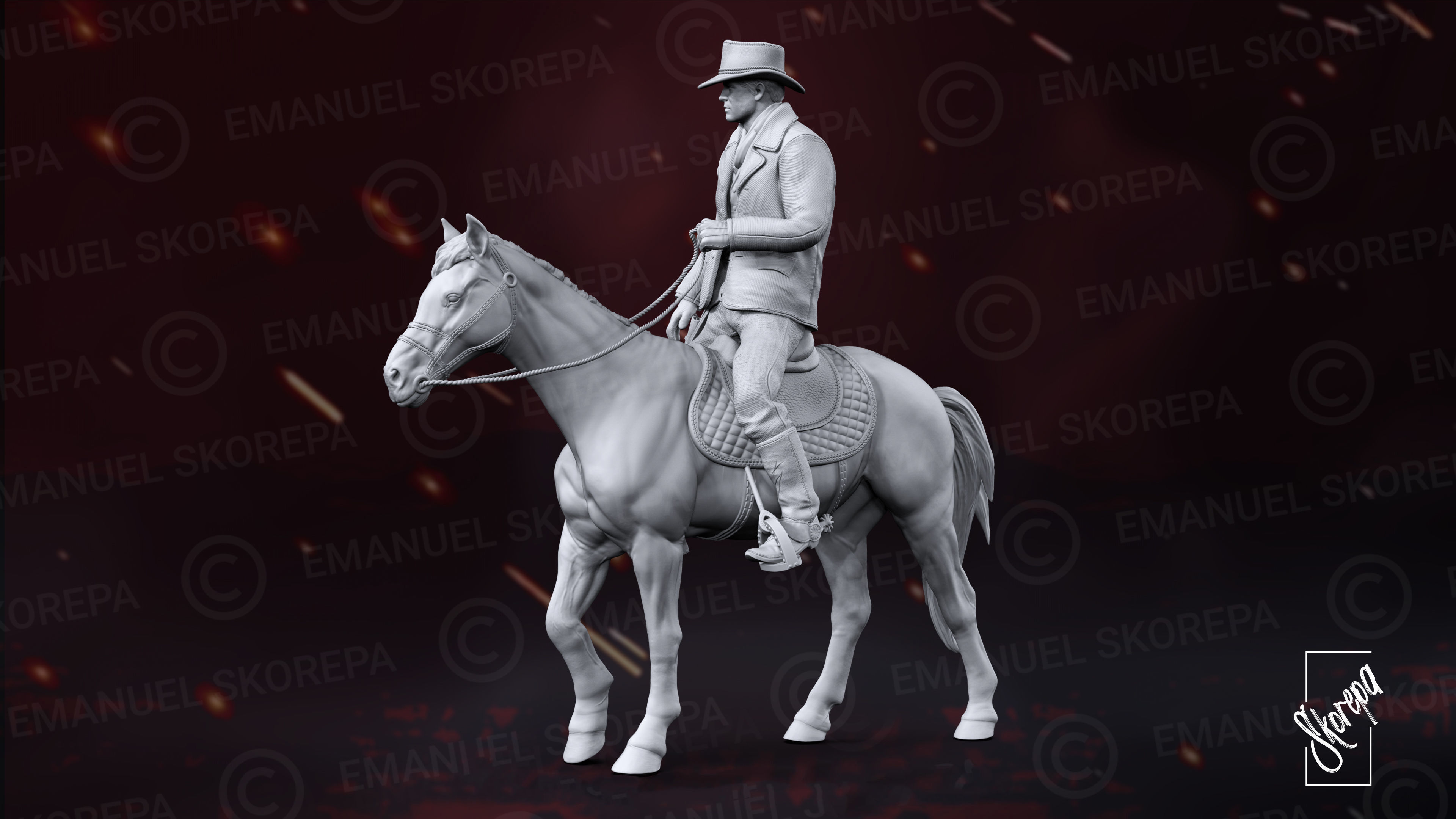 ARTHUR MORGAN 3D print model_1