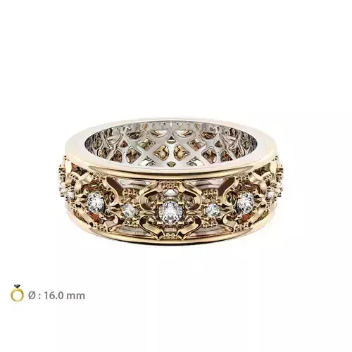 N140 Stylish woman wedding ring