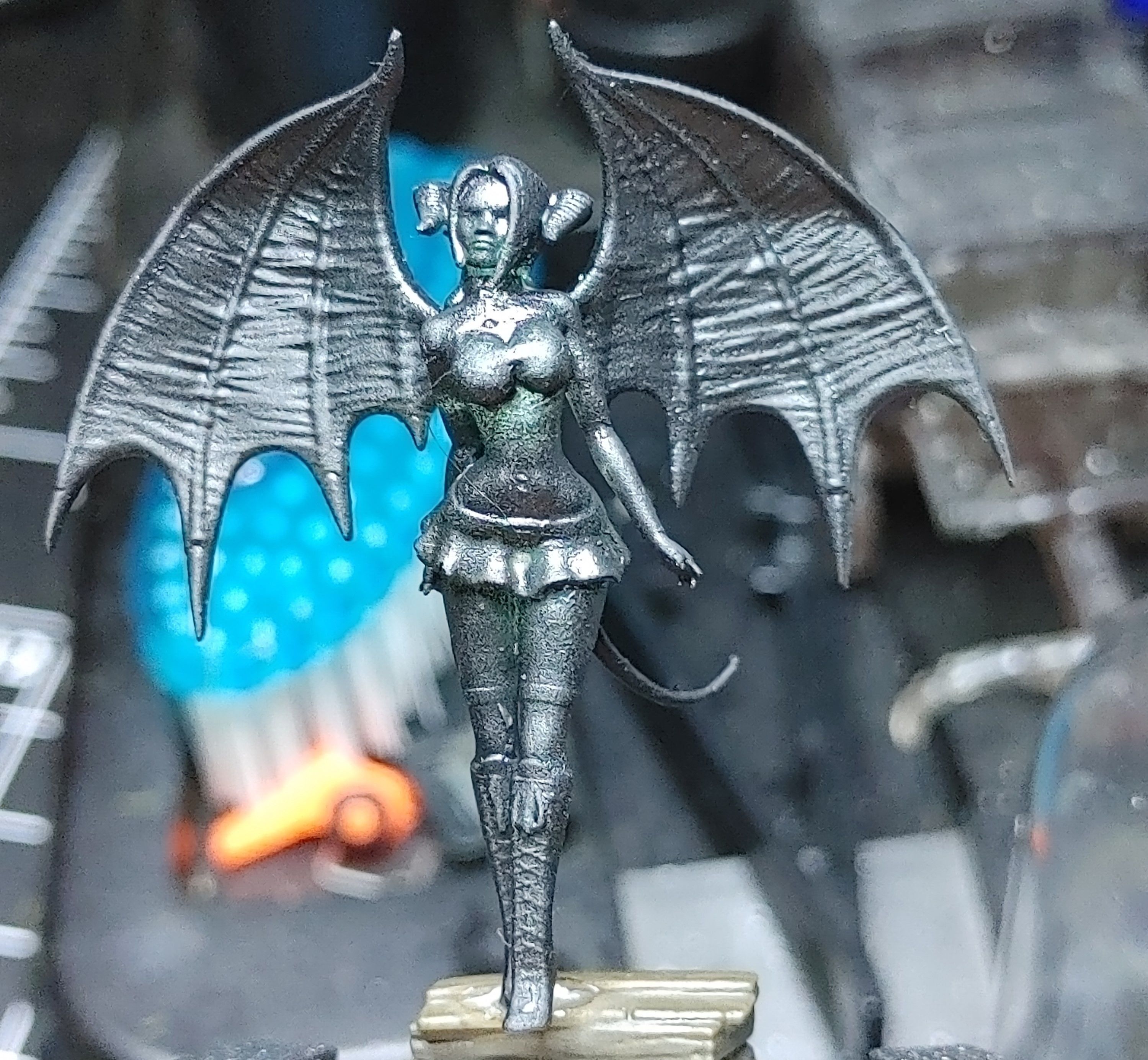 Female Demon Succubus 3D print ready 3D print model_24