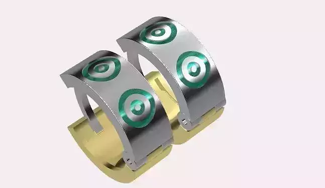 earings   simple   enamel e00016