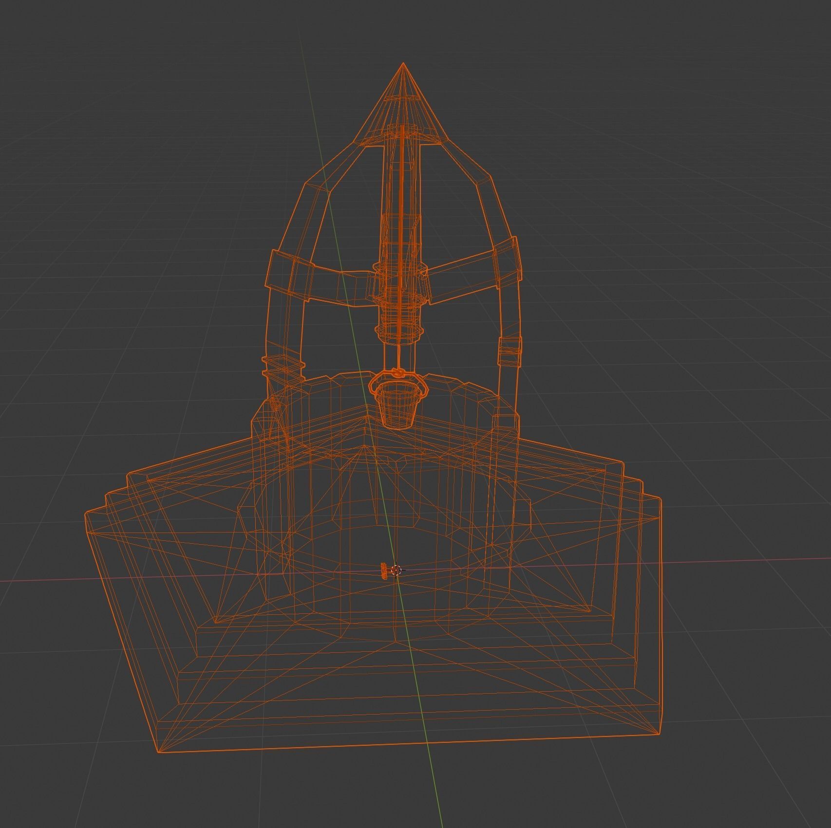 Water well 01 Free low-poly 3D model_2