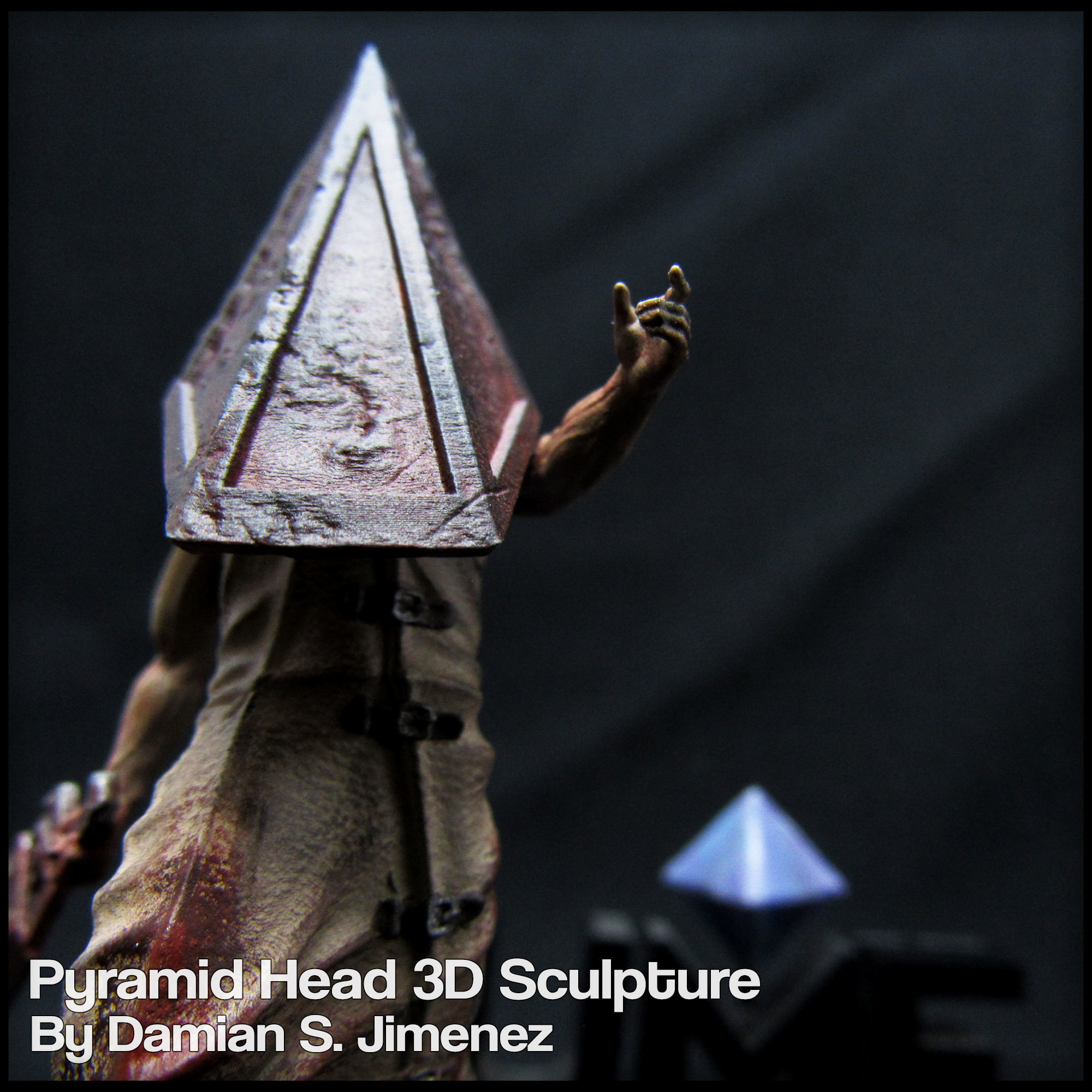 Pyramid Head Silent Hill Character Sculpture 3D print model_13