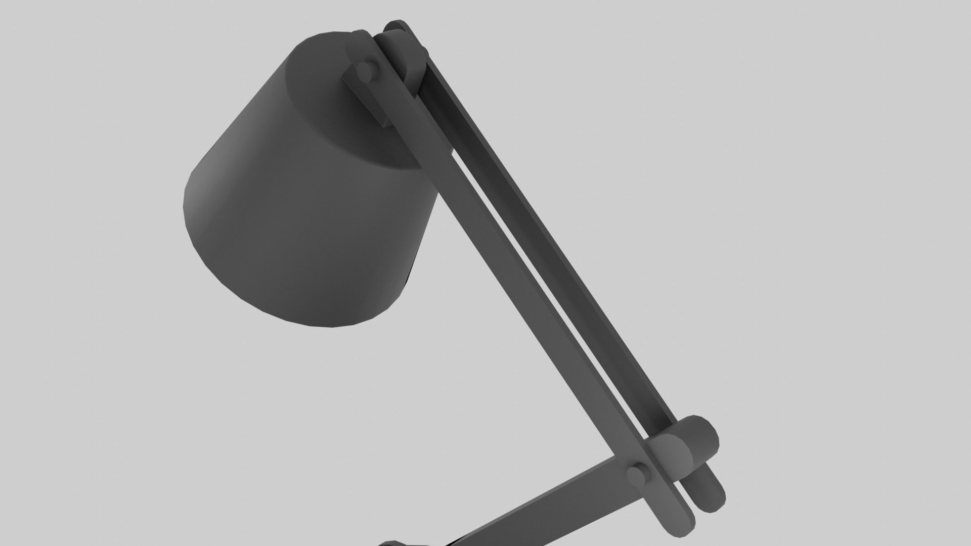 Pixar Lamp Concept - Game ready - Armature Rigg Low-poly 3D model_5